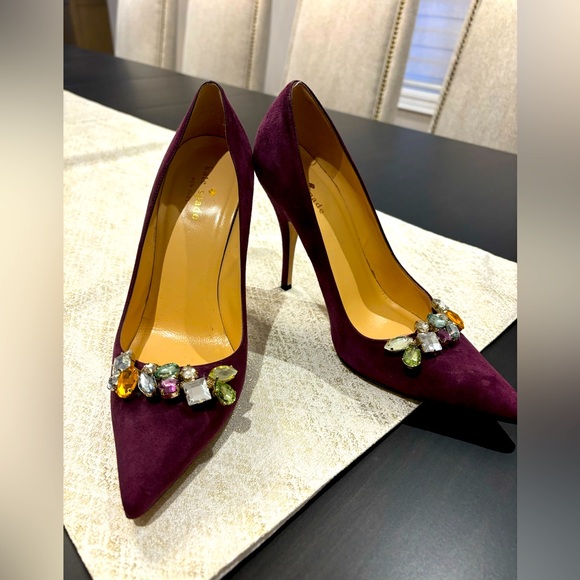 Very Elegant Kate Spade New York Suede Pumps; Size 8; Excellent Condition; - Picture 3 of 13